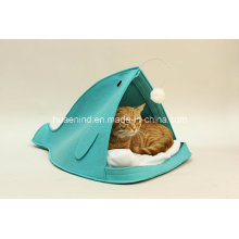 Shark Shape Felt Pet Haus für Hund und Katze